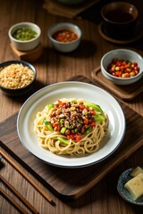 Fragrant Sesame Sauce Cold Noodles%A Refreshing cold noodles in summer