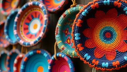 Create engaging Mexican Crafts visuals that display intricate handcrafted materials artisanal techniques and vibrant cultural motifs captured in premium photostock imagery for heritage promotion in  P