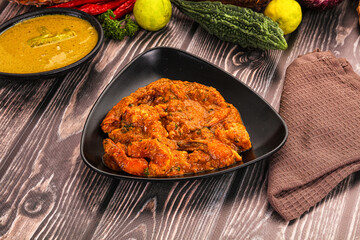 Indian cuisine - Prawns malabar masala