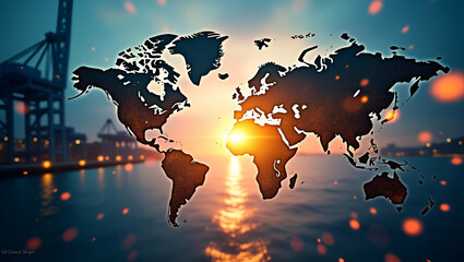In-Depth Exploration of Protectionism vs Free Trade: Multilateral Cooperation & Strategic Policy Reforms for Global Prosperity - Photo Stock Concept