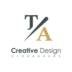 initial monogram logo with creative design.