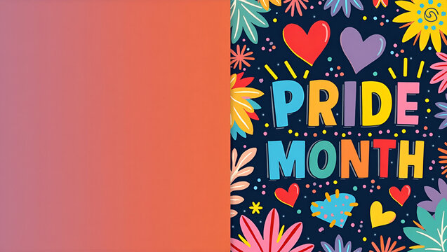 Elegant Pride Month party branding visual showcasing refined modern identity design sophisticated color palettes modern typography and culturally empowered messaging rendered in premium high resolutio