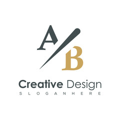 initial monogram logo with creative design.
