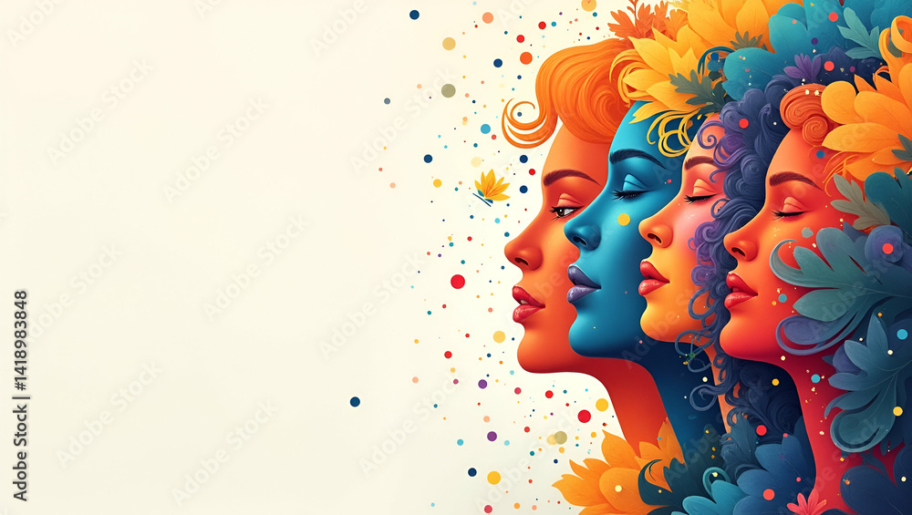 Poster elegant pride month unity art: a harmonious composition of diverse symbolism and refined design for 