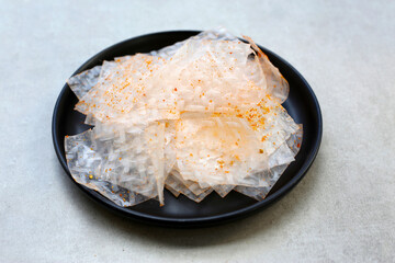 Banh Trang, Vietnamese street food traditonal, Spicy rice paper snack