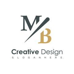 initial monogram logo with creative design.