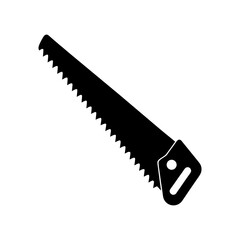 Saw Silhouette vector illustration