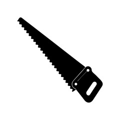 Saw Silhouette vector illustration