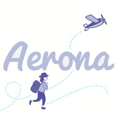Fototapeta premium Aerona Where Innovation Meets the Air of the Future