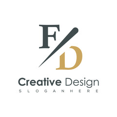 initial monogram logo with creative design.