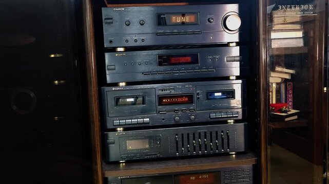 한국,골동품,전축,카세트테이프,CD플레이어,Korea, antique, axis, cassette tape, CD player