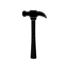 Hammer Silhouette vector illustration