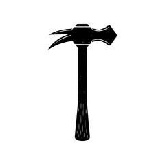 Hammer Silhouette vector illustration
