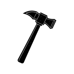 Hammer Silhouette vector illustration