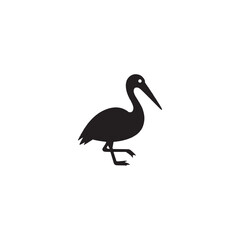 black crowned crane