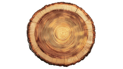 high-resolution close-up of a cross section of a tree trunk. The image shows a detailed view of the concentric growth rings, showing variations in color and density.