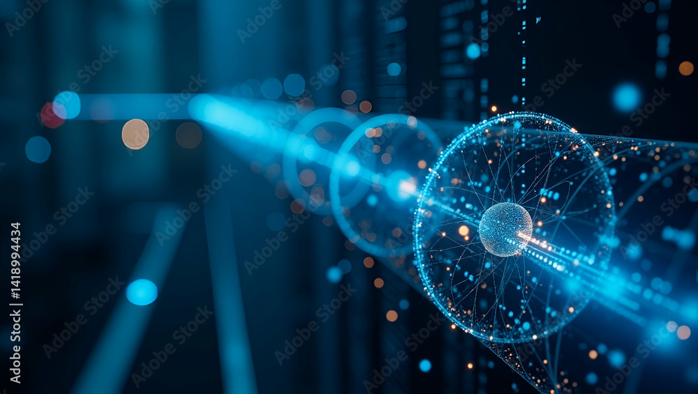 Poster high definition imagery of seamless data analytics pipeline: integrated processing stages, advanced 