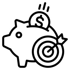 Savings Goals  Icon 