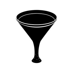 Funnel Silhouette vector illustration