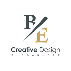 initial monogram logo with creative design.