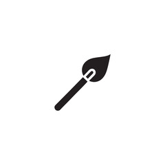 Matchstick Icon Logo Isolated Sign Symbol