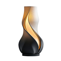 Fototapeta premium Modern table lamp png elegant ambient lighting fixture png dynamic home decor accessory png refined stylish illumination png artistic interior design element png transparent background image