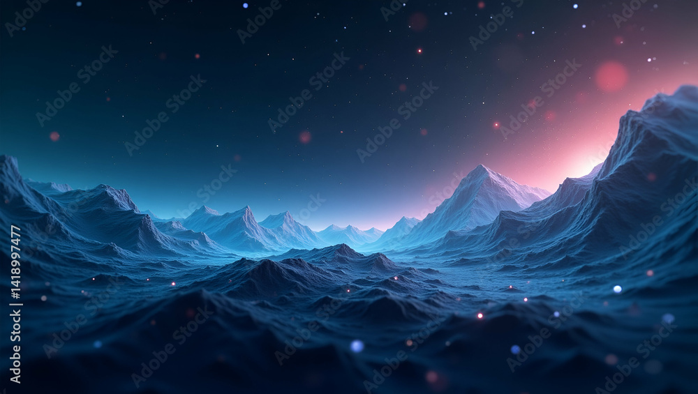 Poster showcase futuristic agentic ai future trends visuals featuring forward looking innovation evolving t