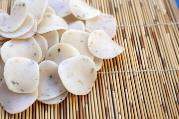 Vietnam prawn crackers, uncooked prawn cracker