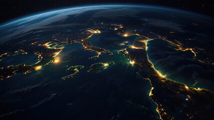 Fototapeta premium earth in space