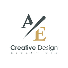 initial monogram logo with creative design.