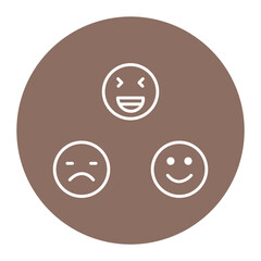 Fototapeta premium Emotion Icon