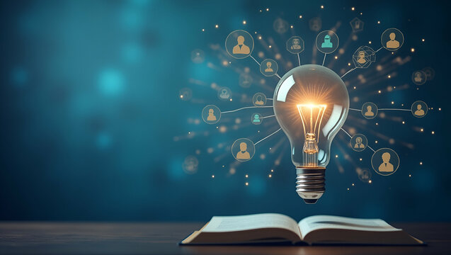 Innovative employeeskilldevelopment program showcasing expert led instruction comprehensive career advancement digital literacy refined performance standards. in  Photo Stock  Concept  and empty space