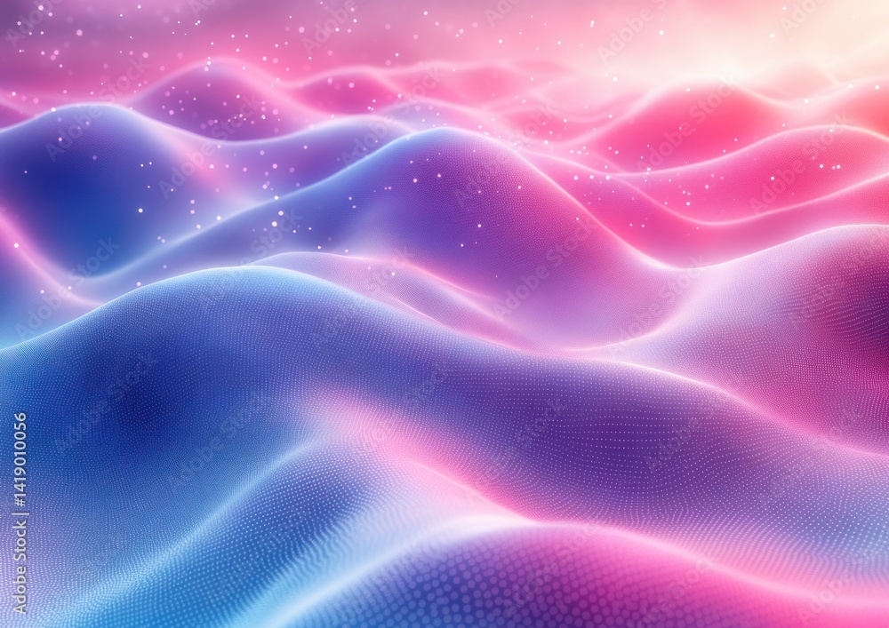 Poster abstract vaporwave background set minimalist halftone patterns soft pastel blue pink gradients retro