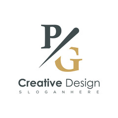 initial monogram logo with creative design.