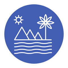 Eco Tourism Icon