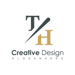 initial monogram logo with creative design.