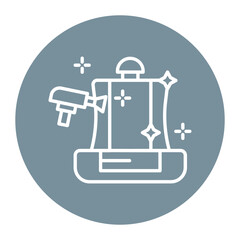 Car Seat Cleaning Icon