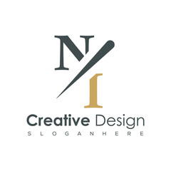 initial monogram logo with creative design.