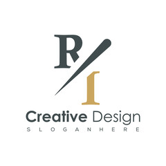 initial monogram logo with creative design.