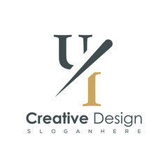 initial monogram logo with creative design.