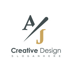 initial monogram logo with creative design.