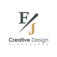 initial monogram logo with creative design.