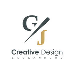 initial monogram logo with creative design.