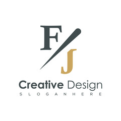 initial monogram logo with creative design.