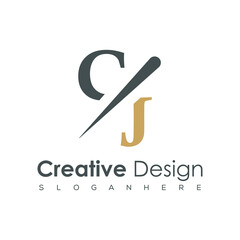 initial monogram logo with creative design.