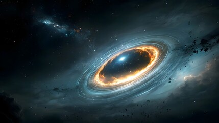Mesmerizing image showcasing a cat s eye reflecting the entire universe with a breathtaking galaxy like display of colors patterns and celestial elements