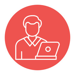 Software Engineer Man Icon