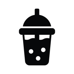 Check this visually appealing glyph icon of bubble tea