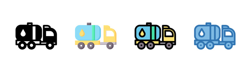 Oil Truck Icon