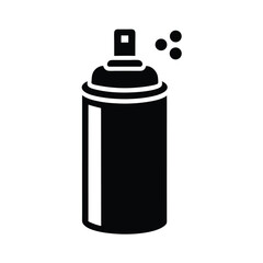 Spray Paint Can Icon Vector Illustration